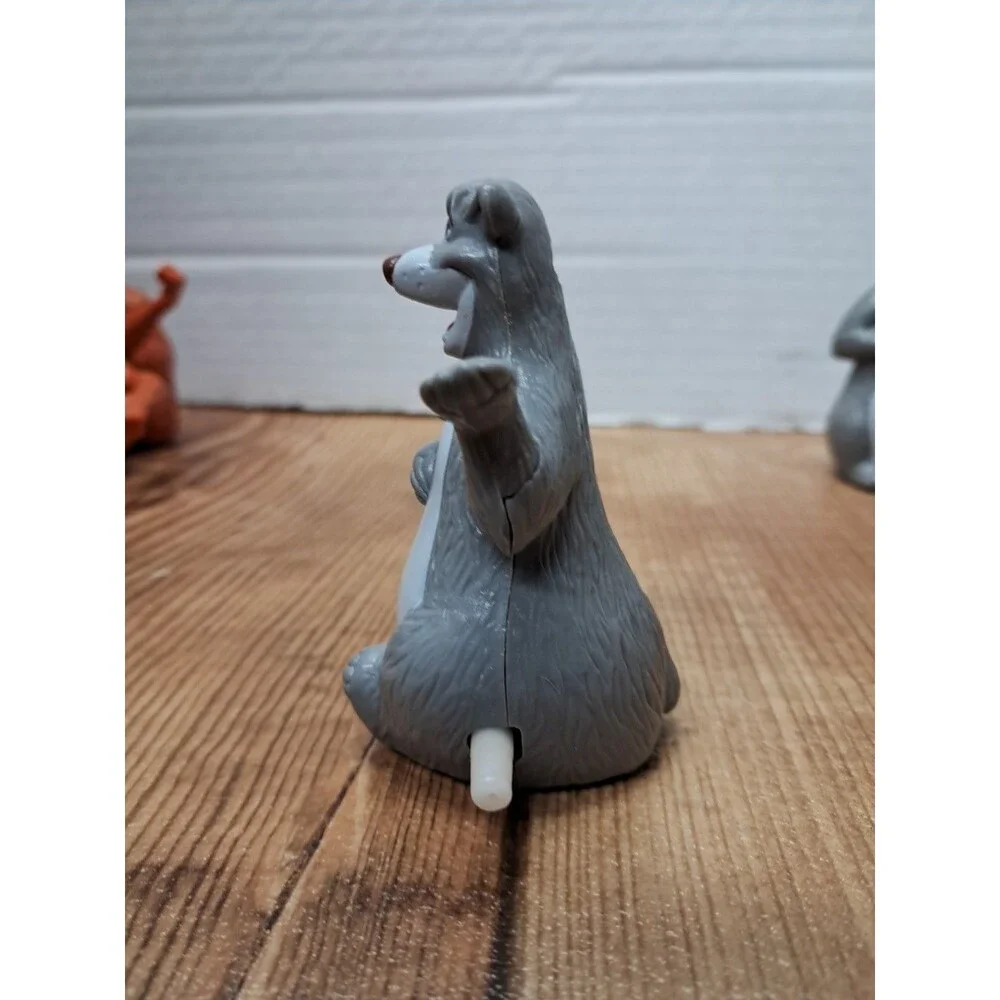 Disney The Jungle Book Baloo the Bear Wind Up McDonald's Happy Meal Toy Vtg 1989